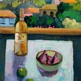 Wine and Figs, Sauternes by Carol Moore