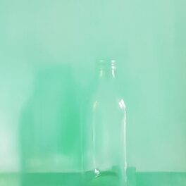 Green Milk Bottle by Fiona Clasen
