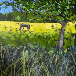 Horse in a Field by Rosie Playfair